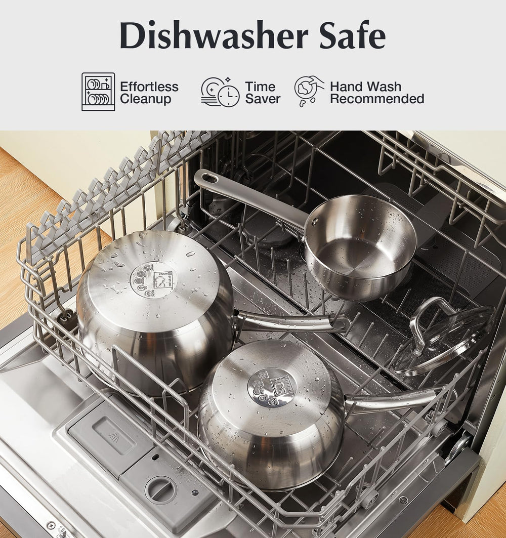 KOCH SYSTEME CS casserole comparée à ustensile pour visualiser taille 3 qt