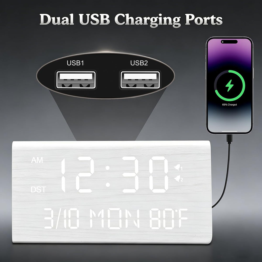 Kogonee ports USB doubles pour recharger deux appareils
