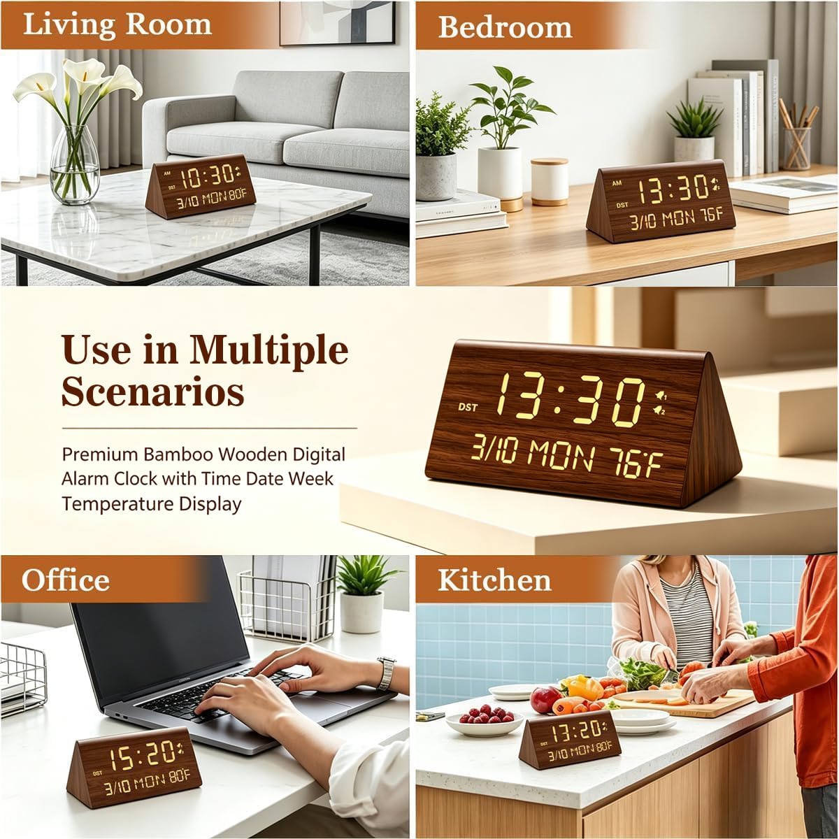 Kogonee réveil présentation coffret cadeau élégant pour offrir