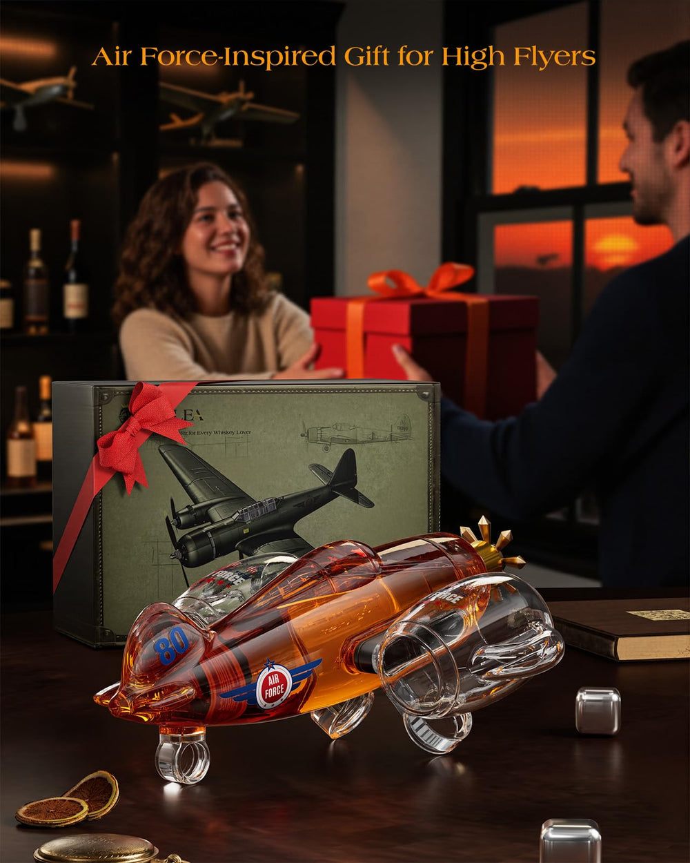 Kollea boîte cadeau thème aviation protège et valorise