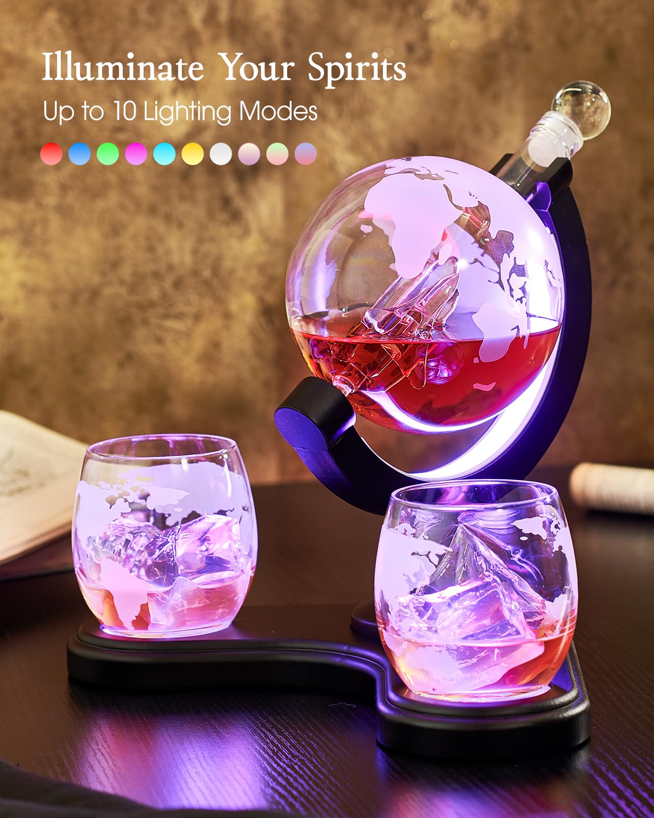 Kollea éclairage rose LED ambiance chaleureuse