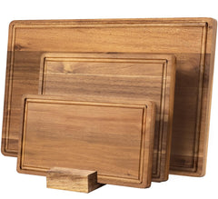 KOLWOVEN lot de trois planches avec support pour rangement pratique