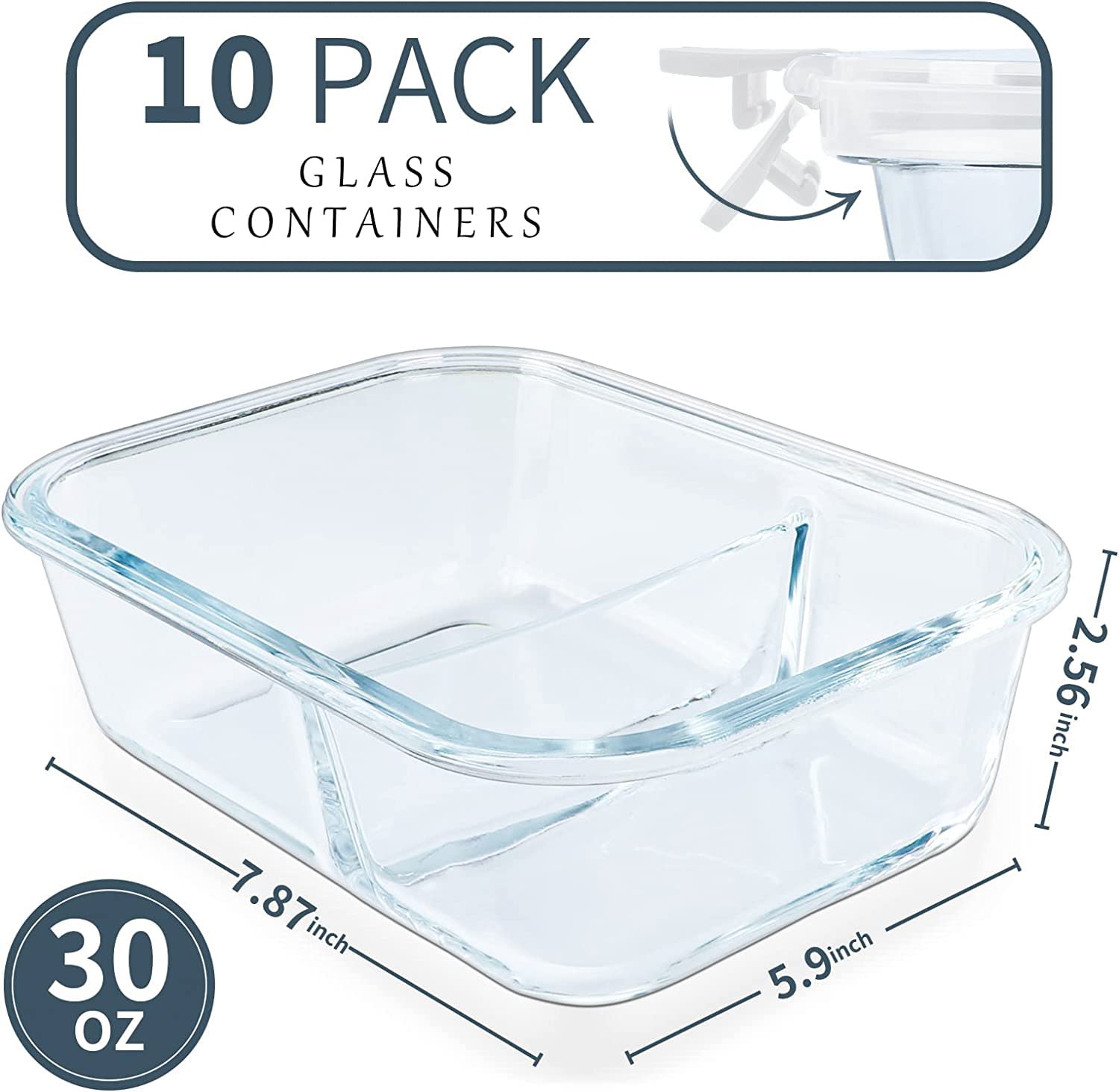 KOMUEE gros plan sur le joint en silicone et les clips pour une étanchéité fiable