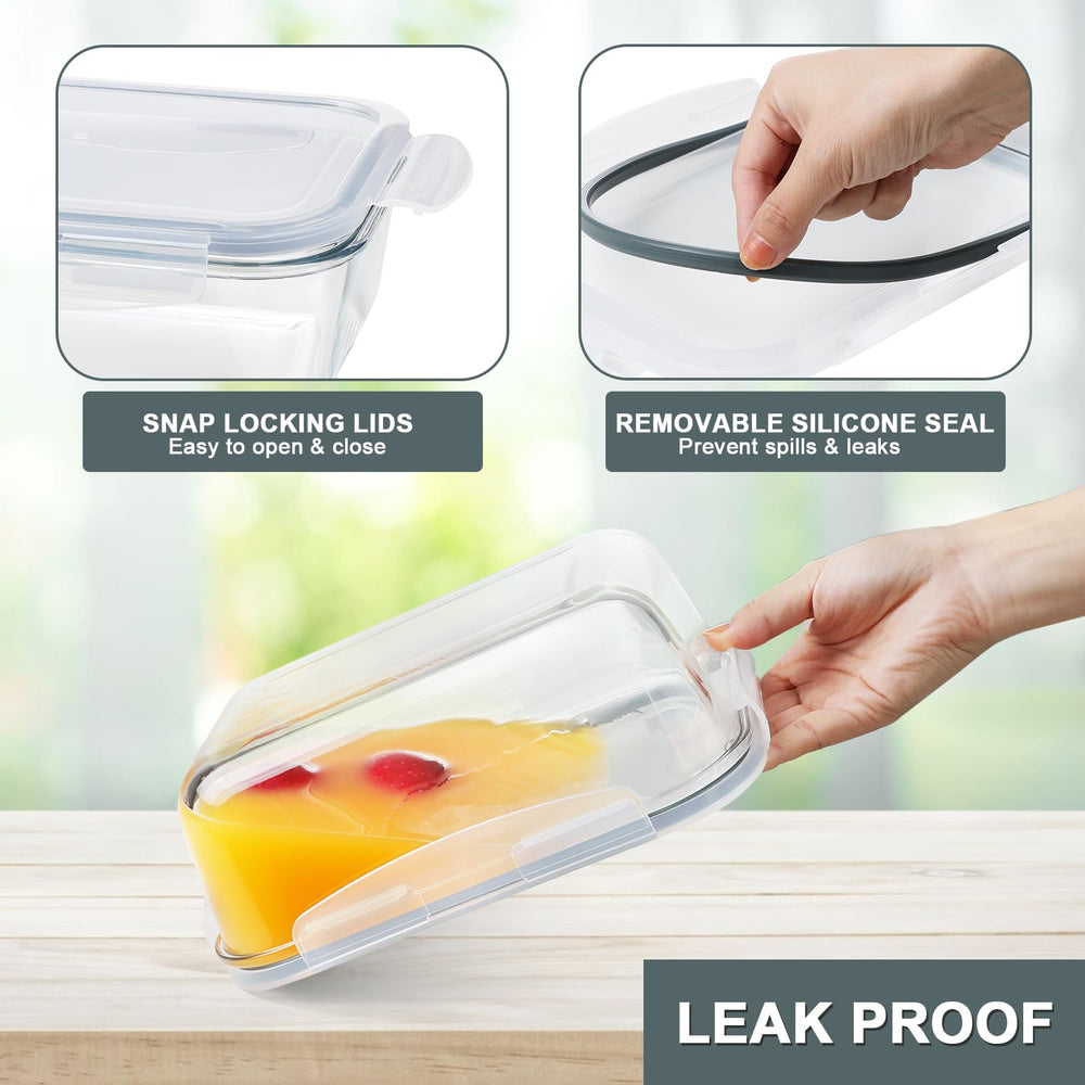 KOMUEE petit contenant 27oz prêt à emporter, portion individuelle pratique pour déjeuner