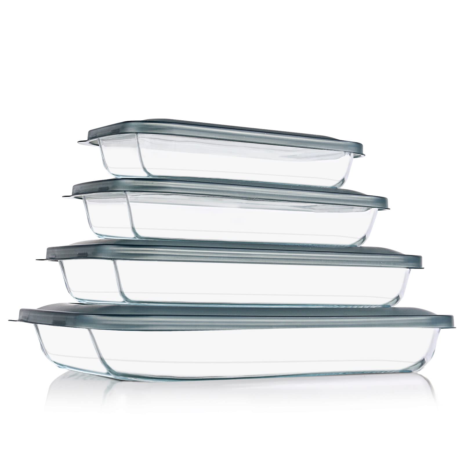 KOMUEE plat en verre face avant, design robuste et cuisson sûre
