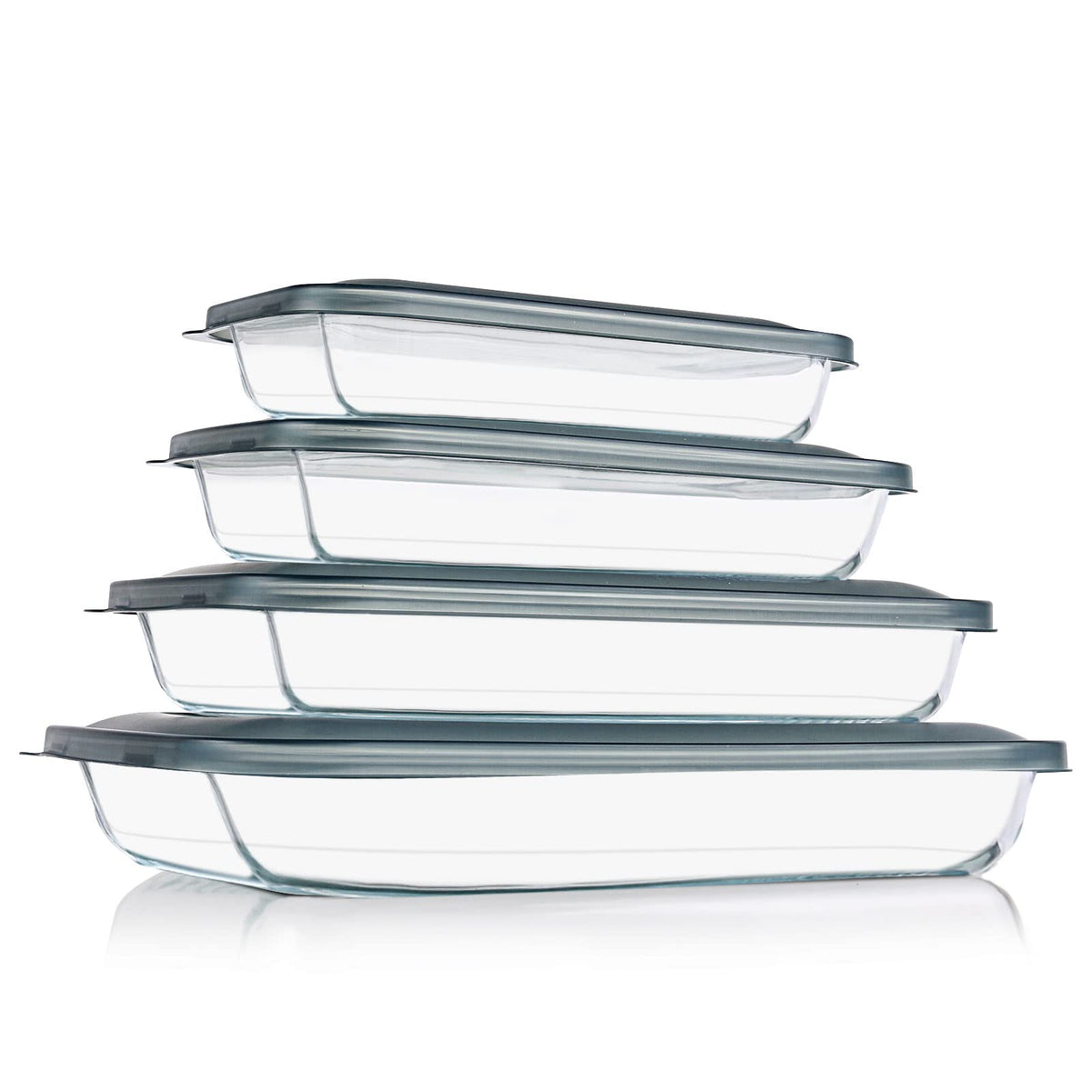 KOMUEE plat en verre face avant, design robuste et cuisson sûre