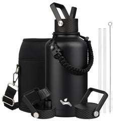 Konokyo gourde 64 oz face avant montrant la capacité et le design pratique