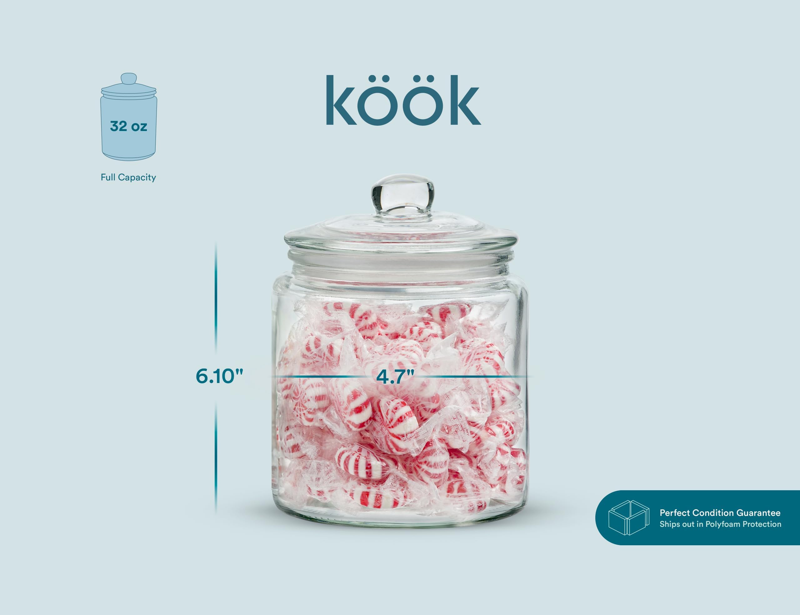 KooK bocaux sur étagère cuisine apportant esthétique et gain d'espace