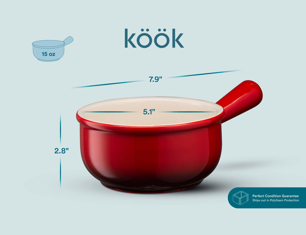 KooK lot de quatre sur table montrant ambiance rustique conviviale