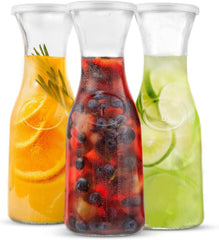 KooK carafe en verre vue de face, design élégant et présentation soignée