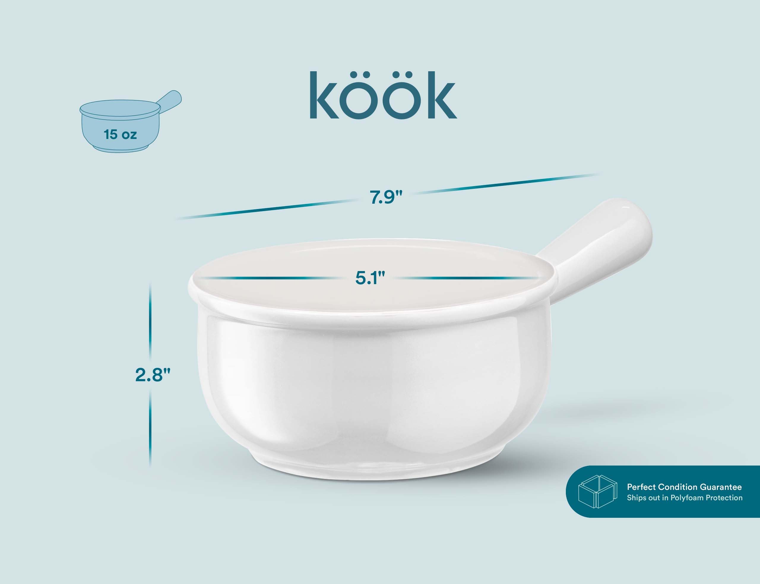 KooK emballage polyfoam protégeant les cocottes pendant la livraison