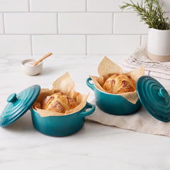 Kook mini cocotte avec couvercle fermé, maintien chaleur efficace