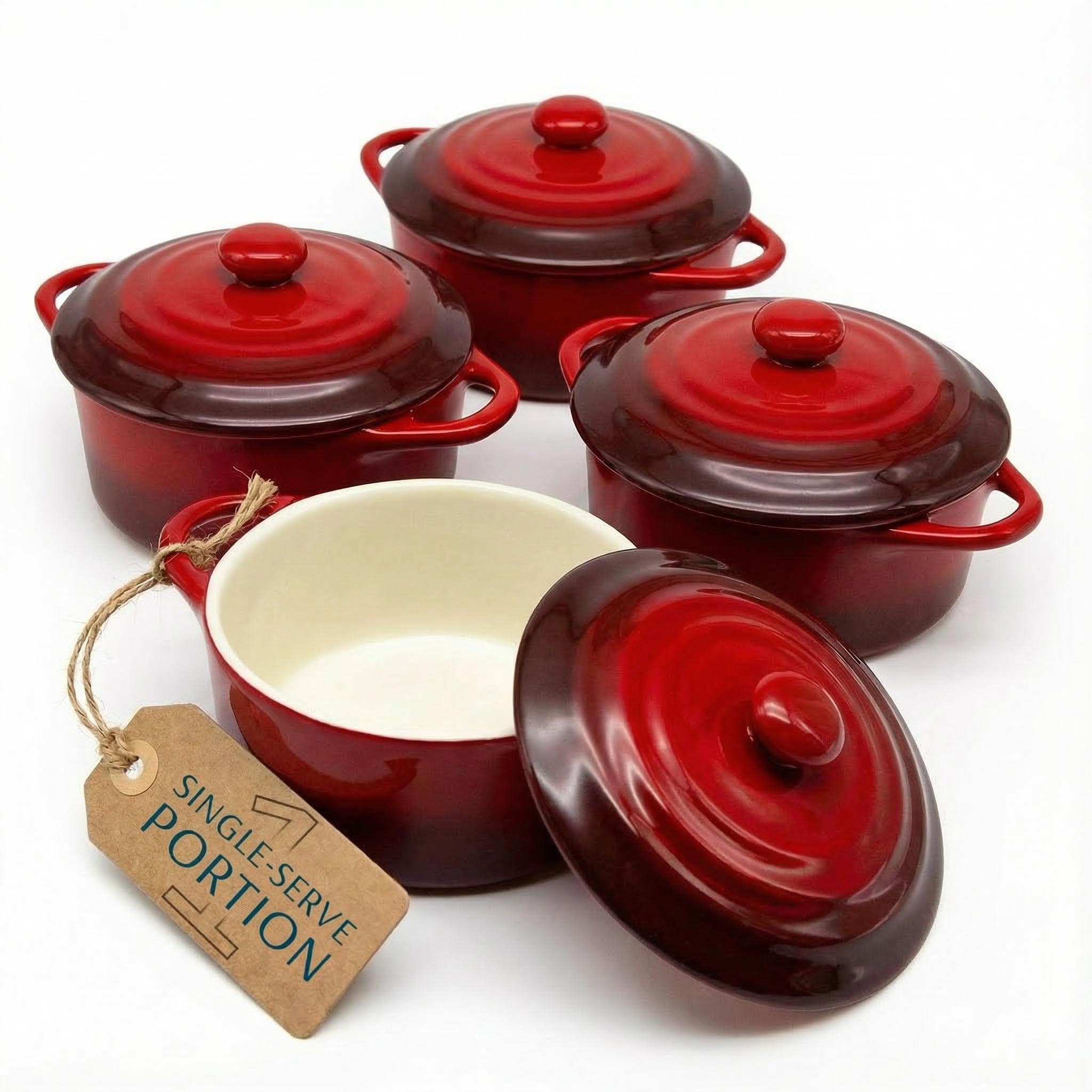 KooK mini cocotte face montrant design et finition, beau rendu en table