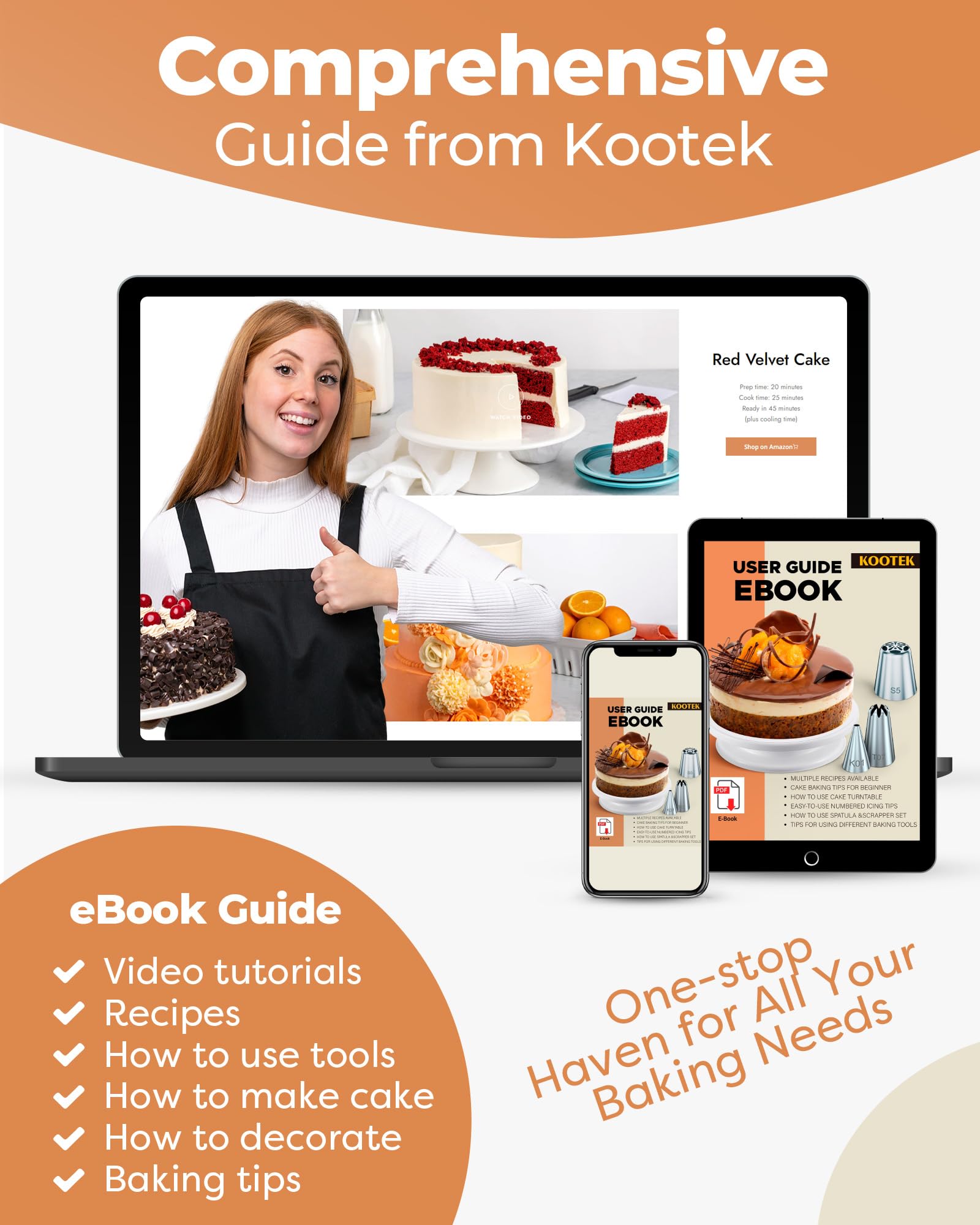 Kootek caissettes et papiers cuisson pour préparation hygiénique