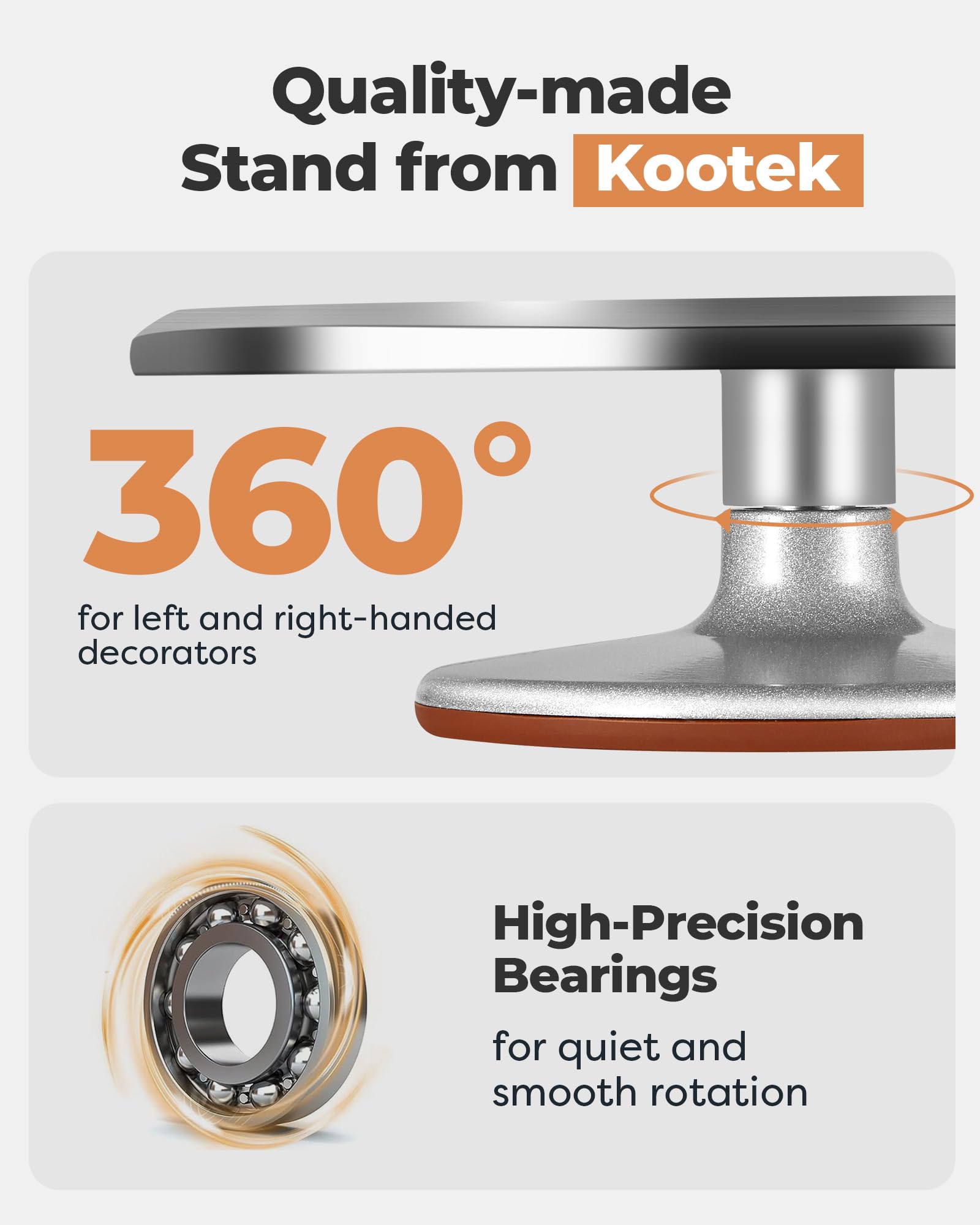 Kootek assortiment d’embouts et couplers pour motifs variés