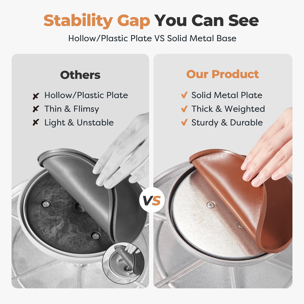 Kootek gros plan du mécanisme à billes offrant rotation fluide et contrôle