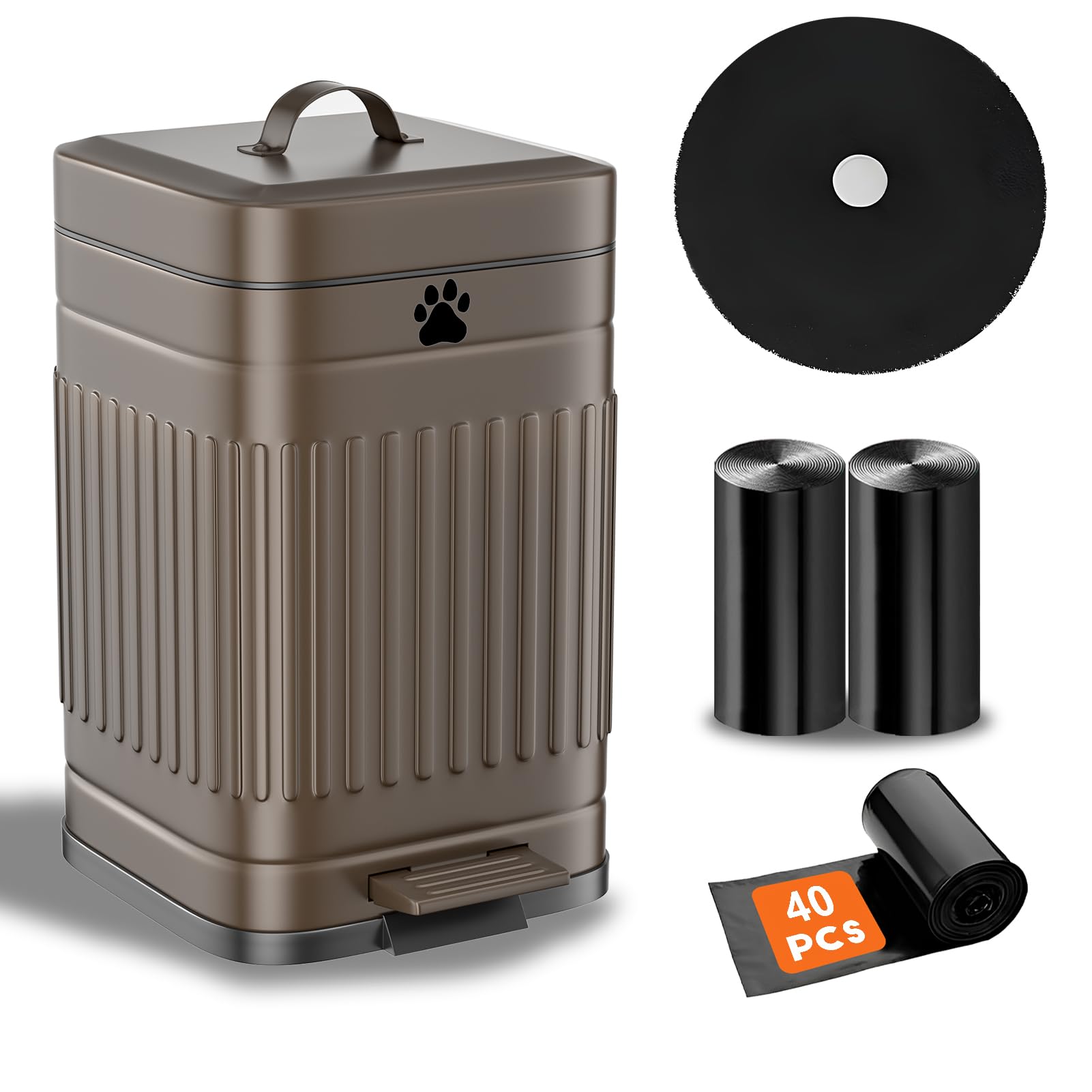Kopuncare corbeille face avant montrant design compact et discrétion