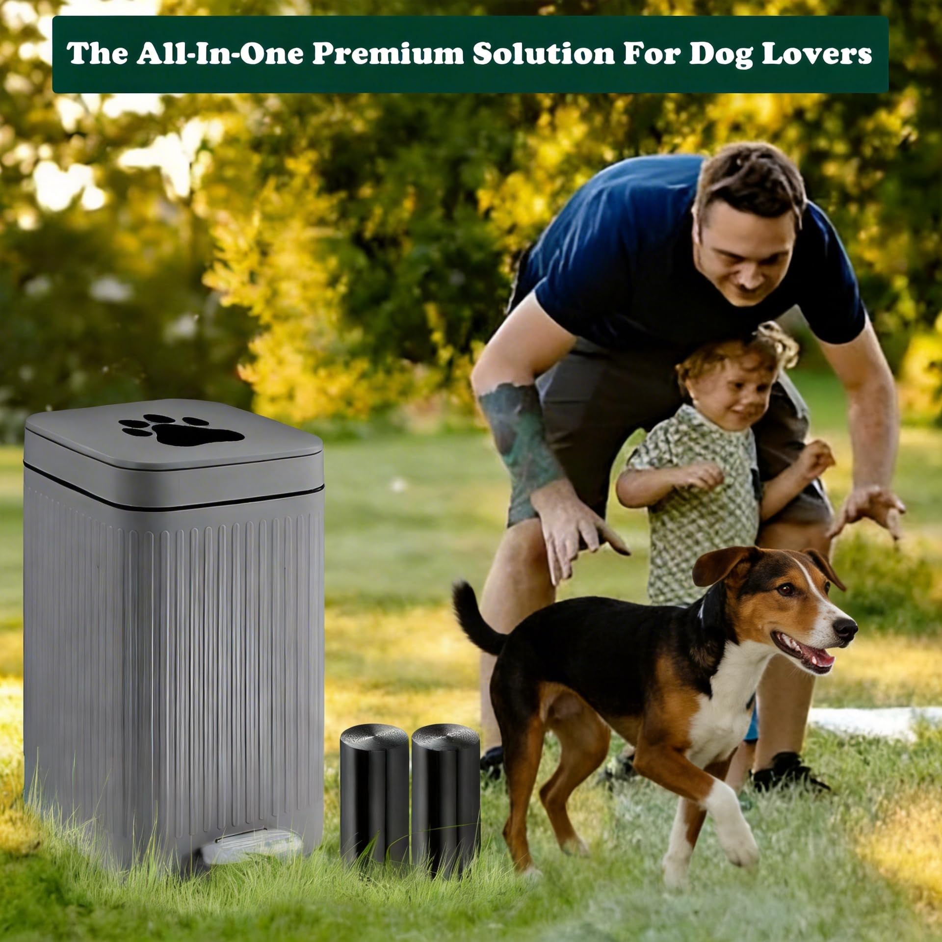 Kopuncare comparaison d'échelle montrant taille 5L adaptée aux petits chiens