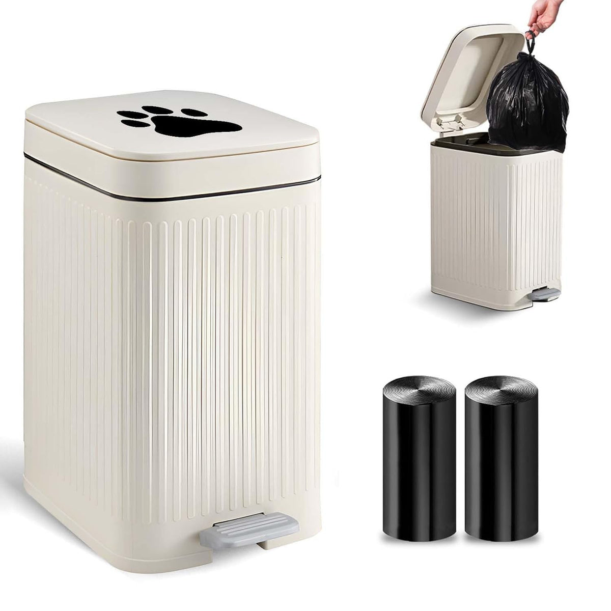 kopuncare poubelle extérieure face avant montrant design compact et praticité