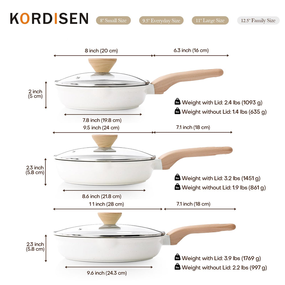 Kordisen poêle en démonstration sur plaque à induction compatible tous feux