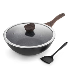 Kordisen wok face avant mostrando design et capacité pour cuisson saine
