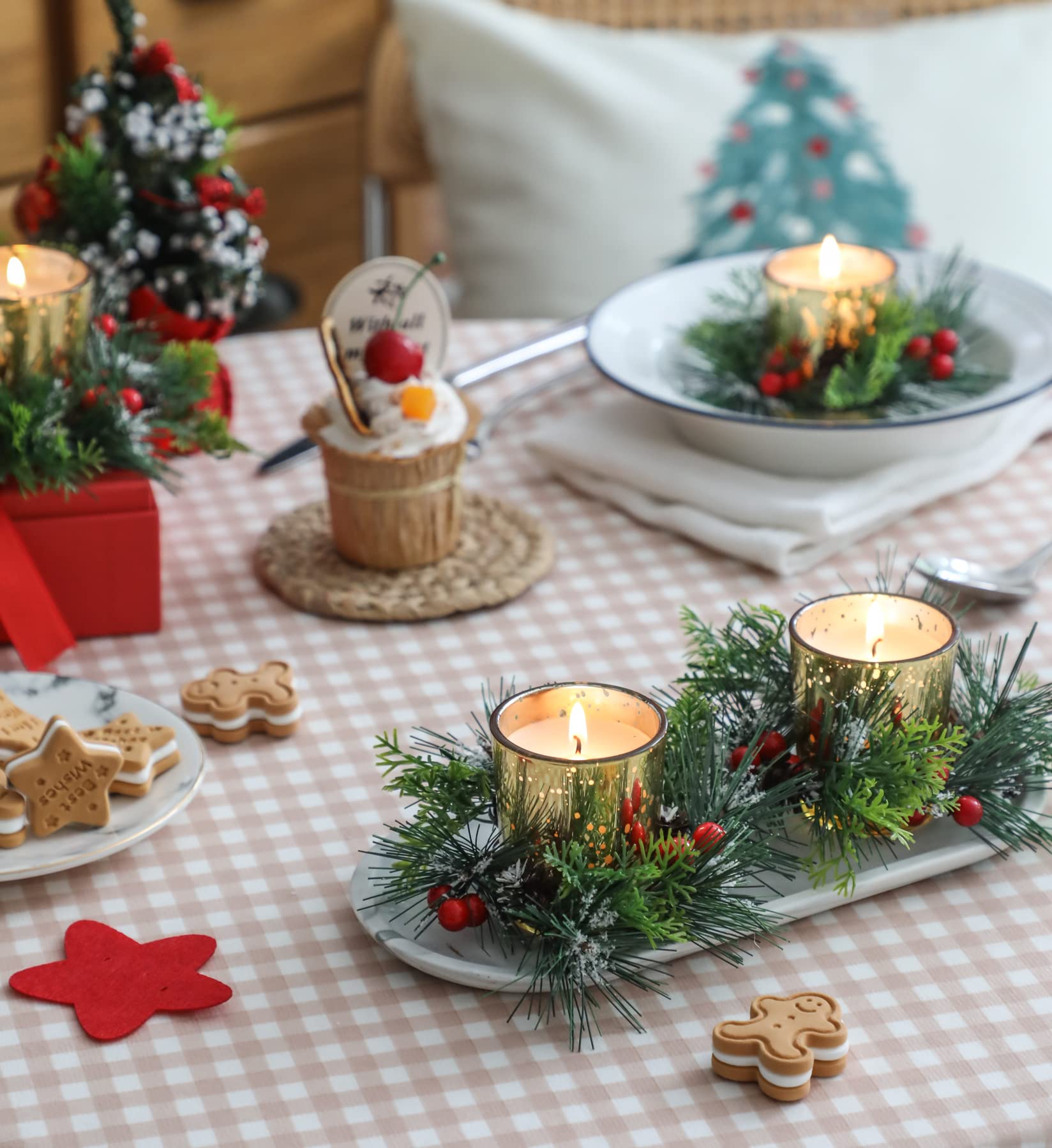 KORMMCO emballage cadeau boîte festive prêt à offrir pour Noël