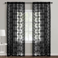 Kotile motif floral en tulle révélant texture et raffinement