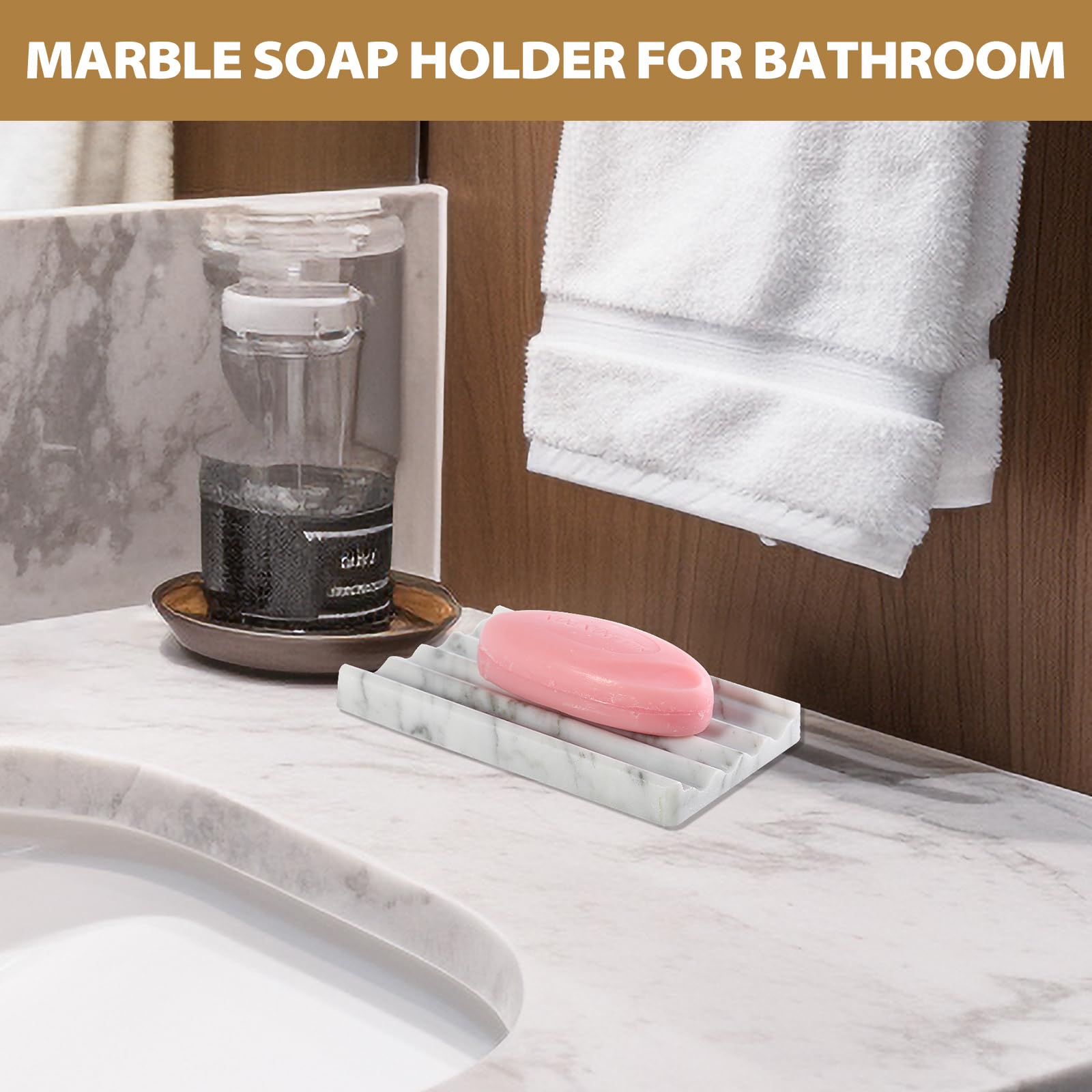 Koville lot de deux en ambiance salle de bain, cohérence décorative