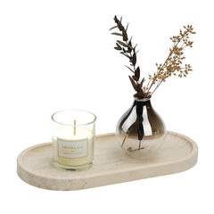 Koville plateau travertin vue avant montrant design et finition pratique