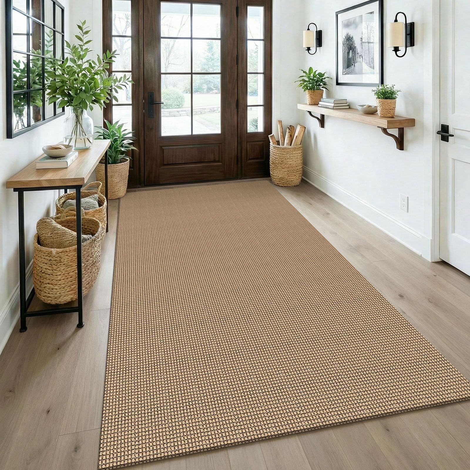 KOZYFLY vue avant du tapis 4x6 apportant chaleur décorative