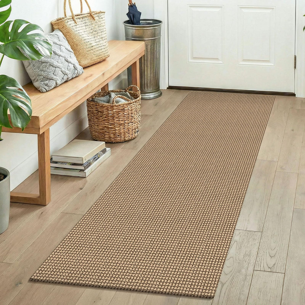 KOZYFLY vue face du tapis runner apportant chaleur décorative