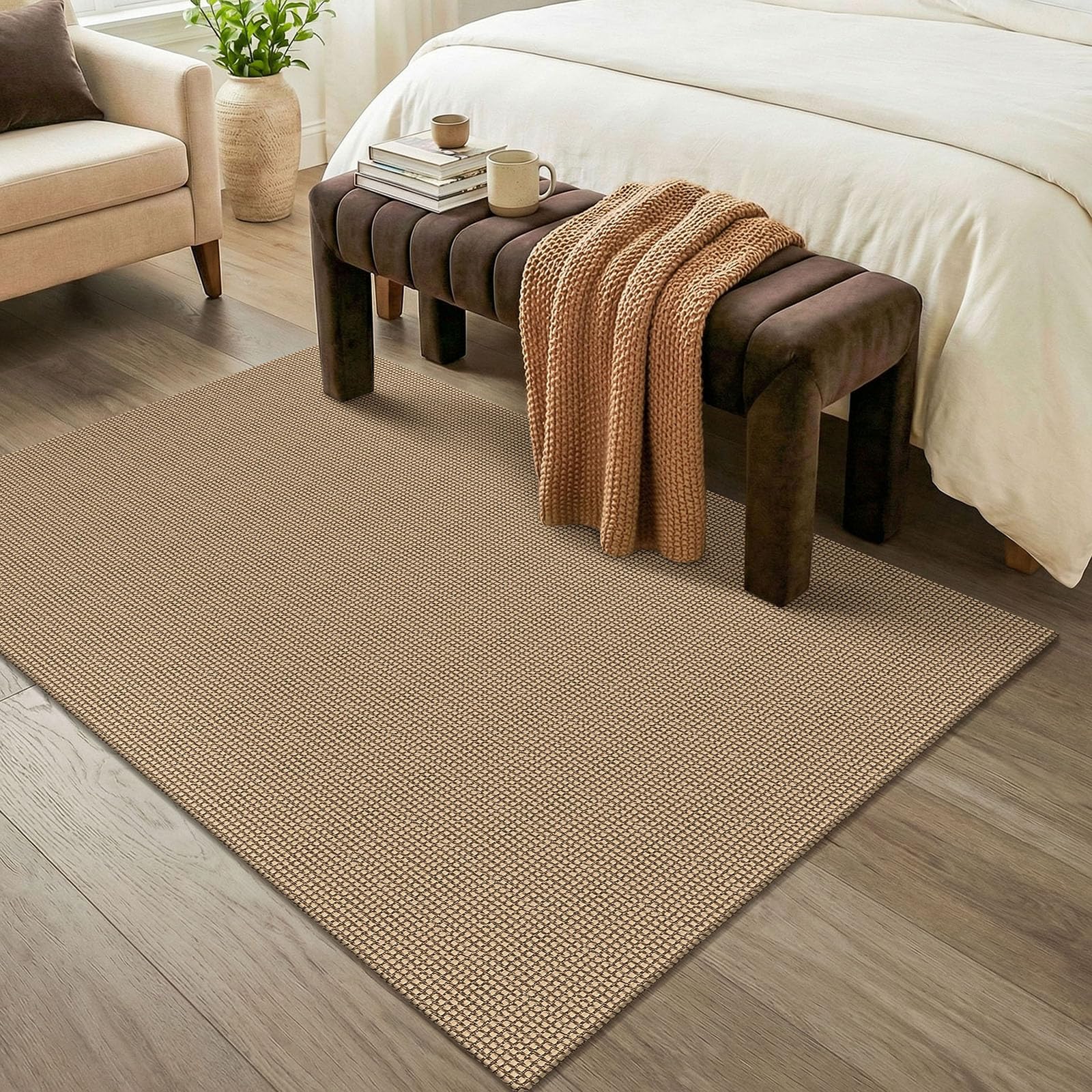 KOZYFLY tapis plié à la livraison montrant méthode dépliage