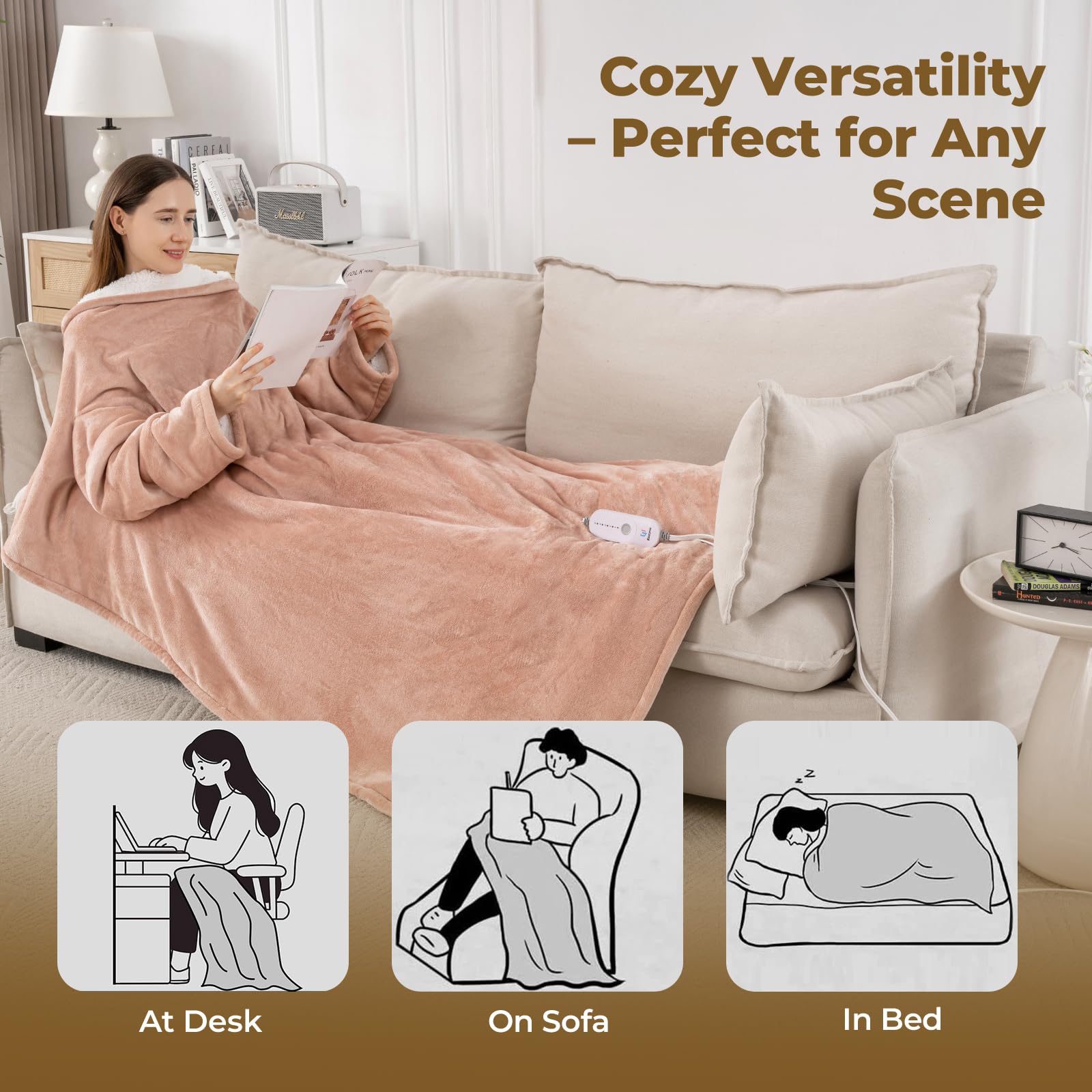 Kozyus cordon d'alimentation 14 pieds garantissant mobilité