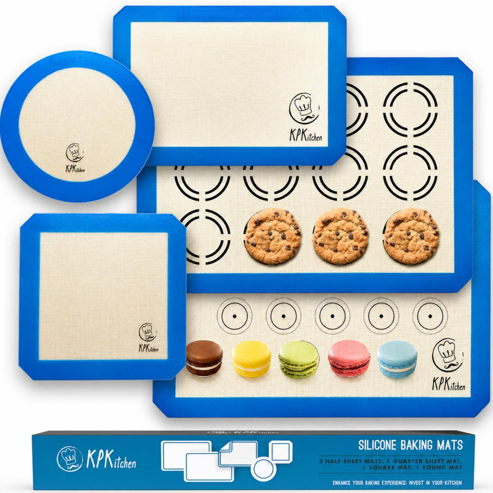 KPKitchen packaging avant montrant le set bleu et la polyvalence