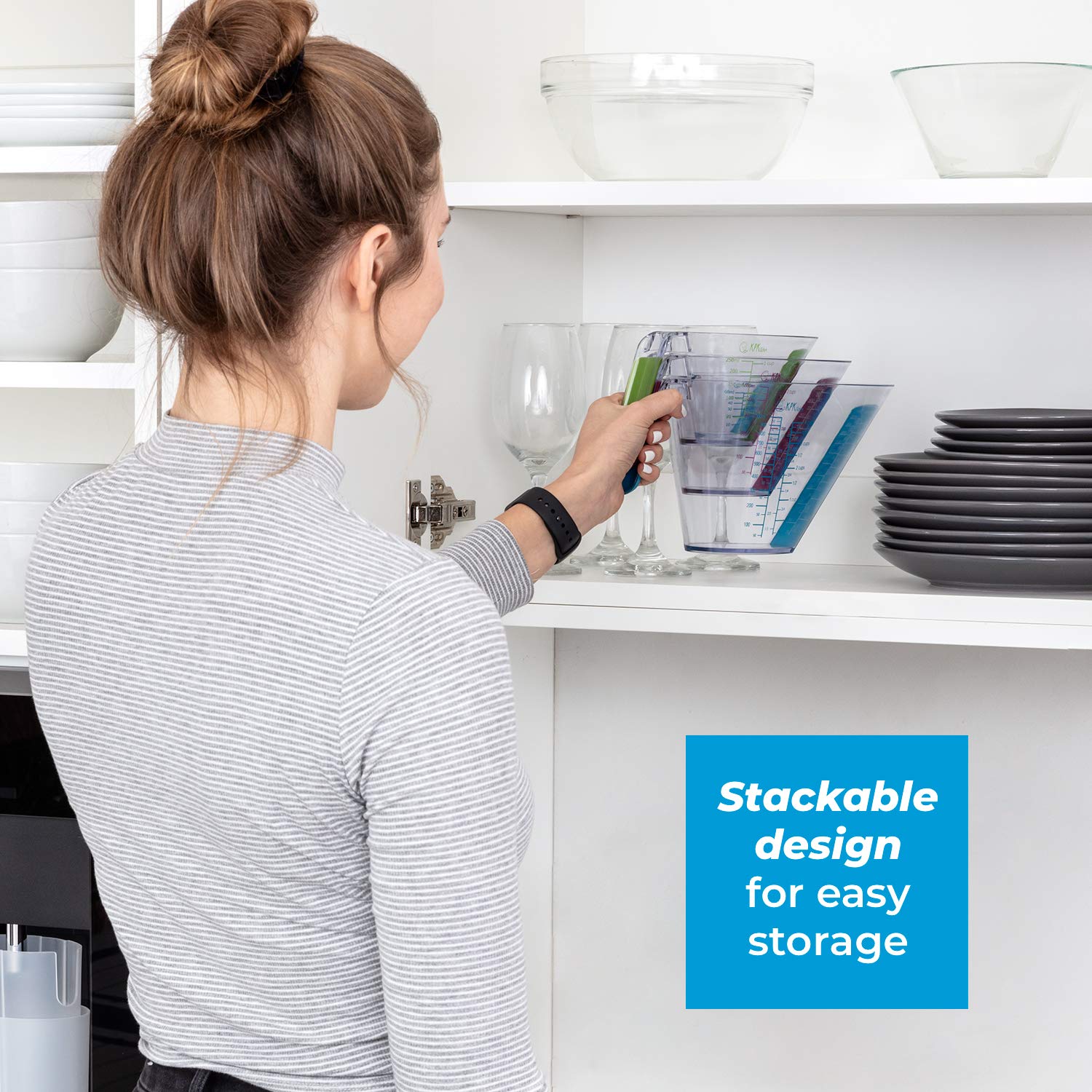KPKitchen graduations en cups et millilitres facilitant conversions rapides
