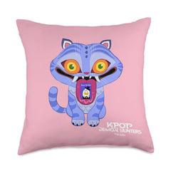 KPop Demon Hunters coussin Derpy face avant, visuel fidèle et vibrant