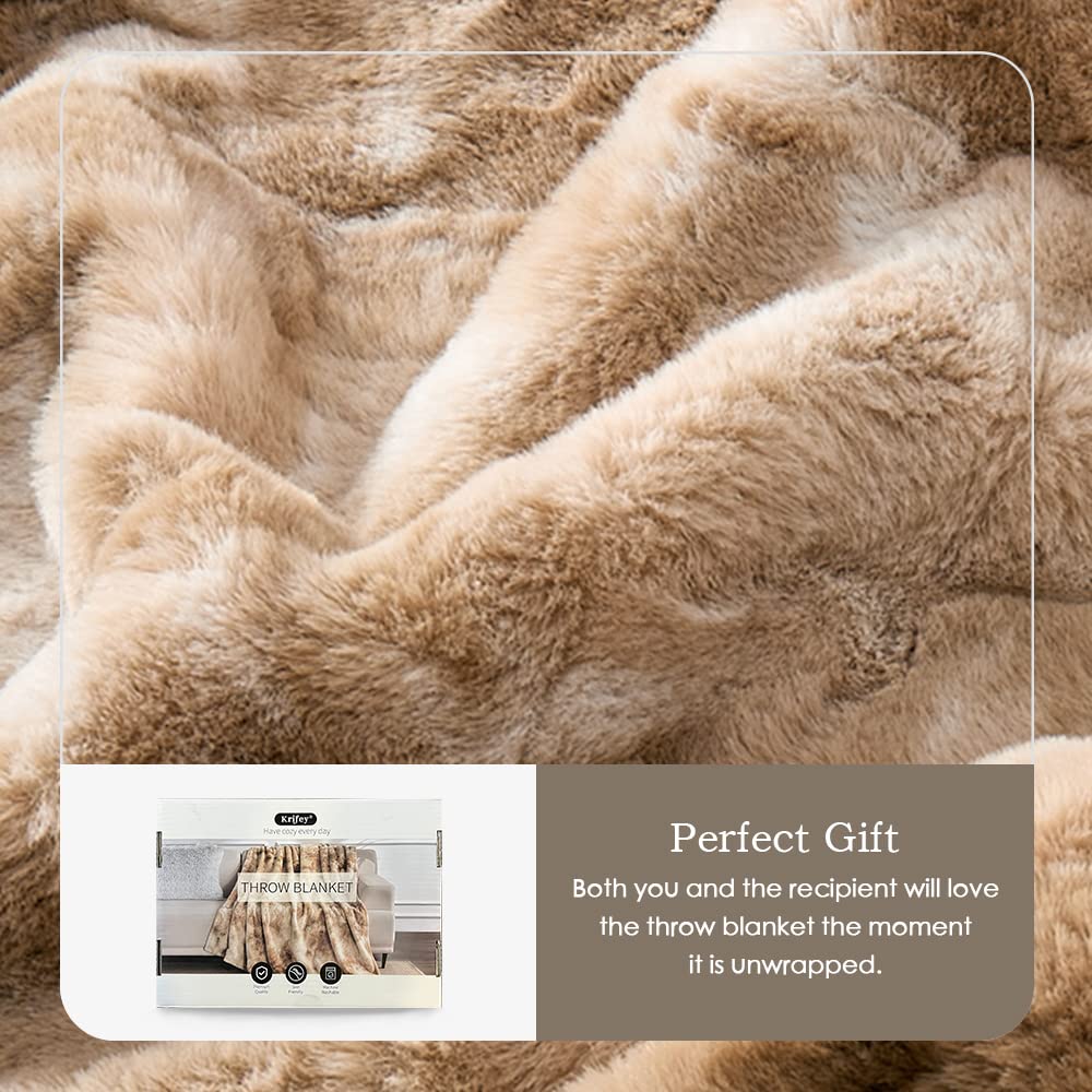 Krifey plaid posé avec règle montrant taille 50x60 pratique