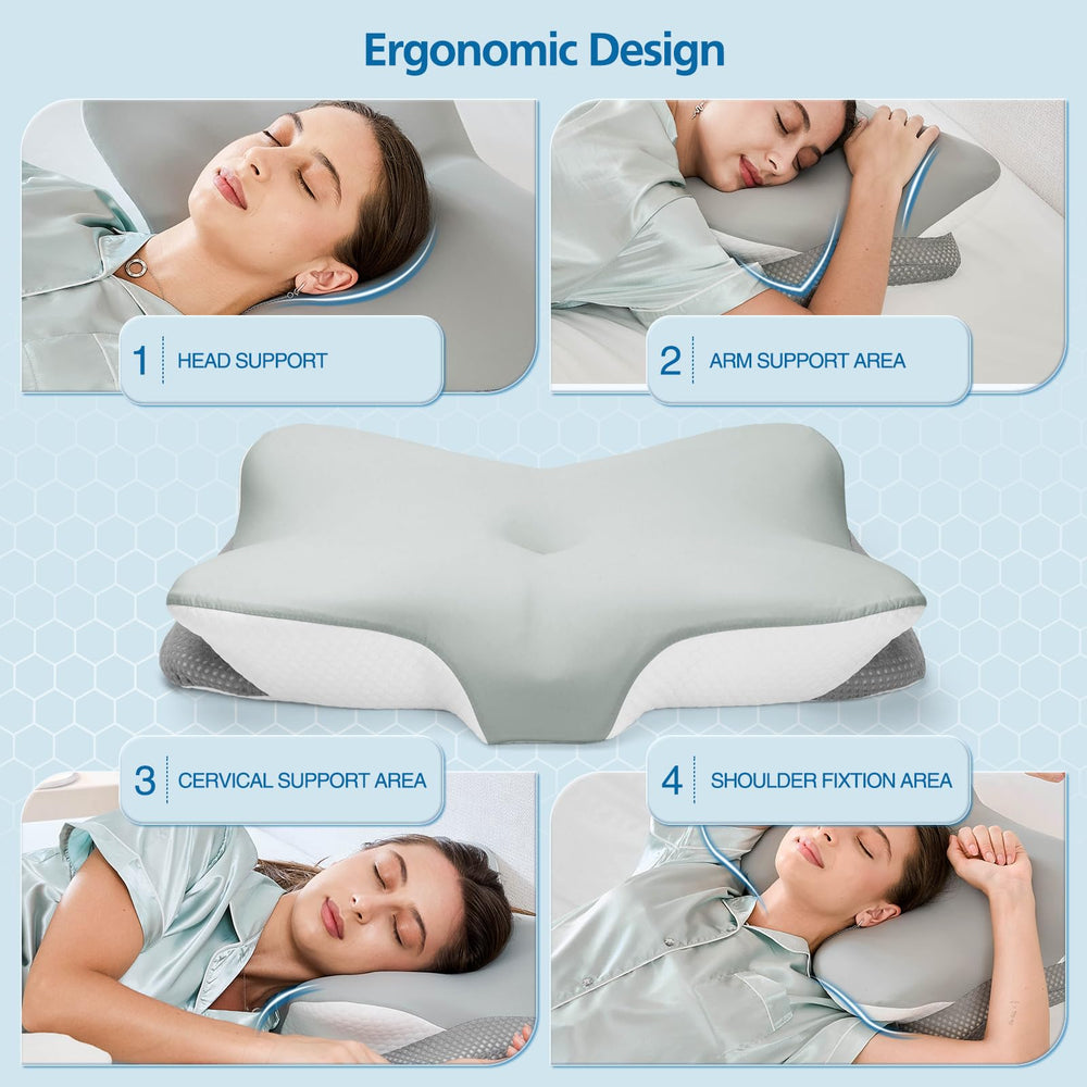 Krightlink oreiller posé sur lit, ambiance relax pour meilleur sommeil