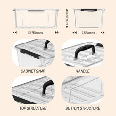 Krihan empilage stable en pile, design d'encoches pour rangement vertical sûr