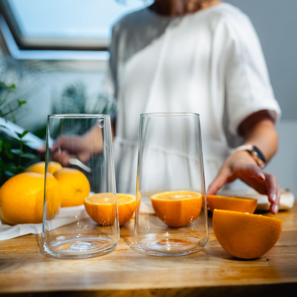 Krosno comparaison d'échelle Infinity indiquant capacité 600 ml pratique