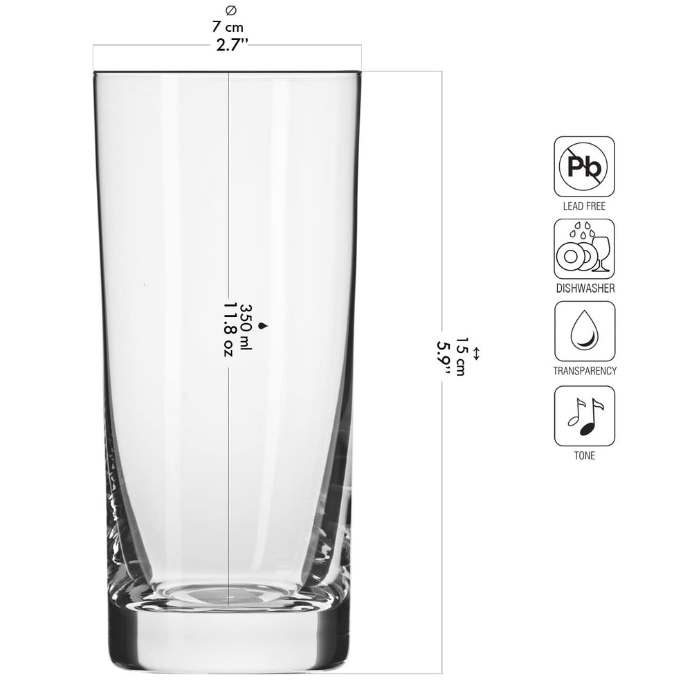 Krosno gros plan texture du verre et qualité de finition