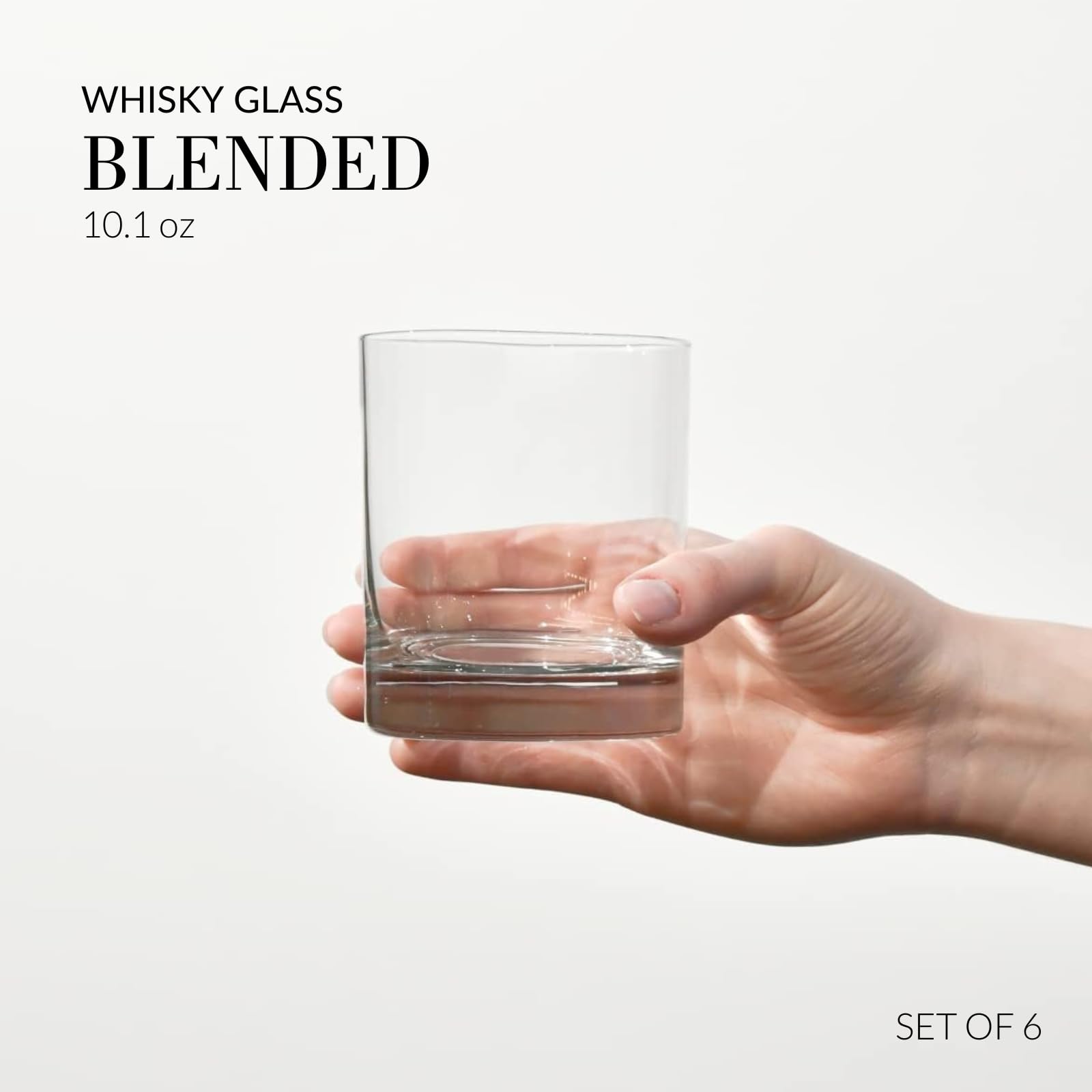 Krosno ensemble de six verres présenté sur table, parfait pour recevoir