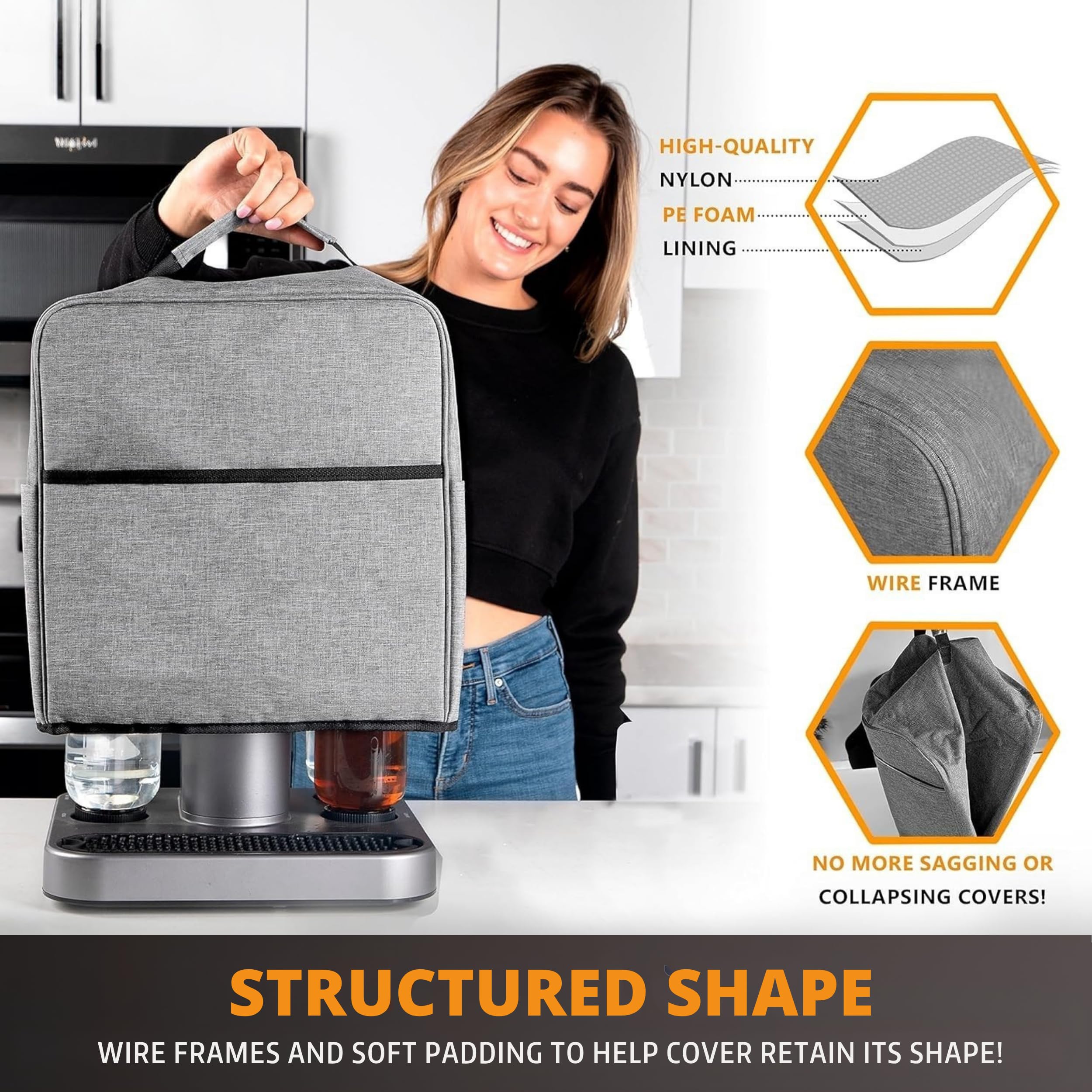 Ksestor gros plan texture nylon durable pour protection quotidienne