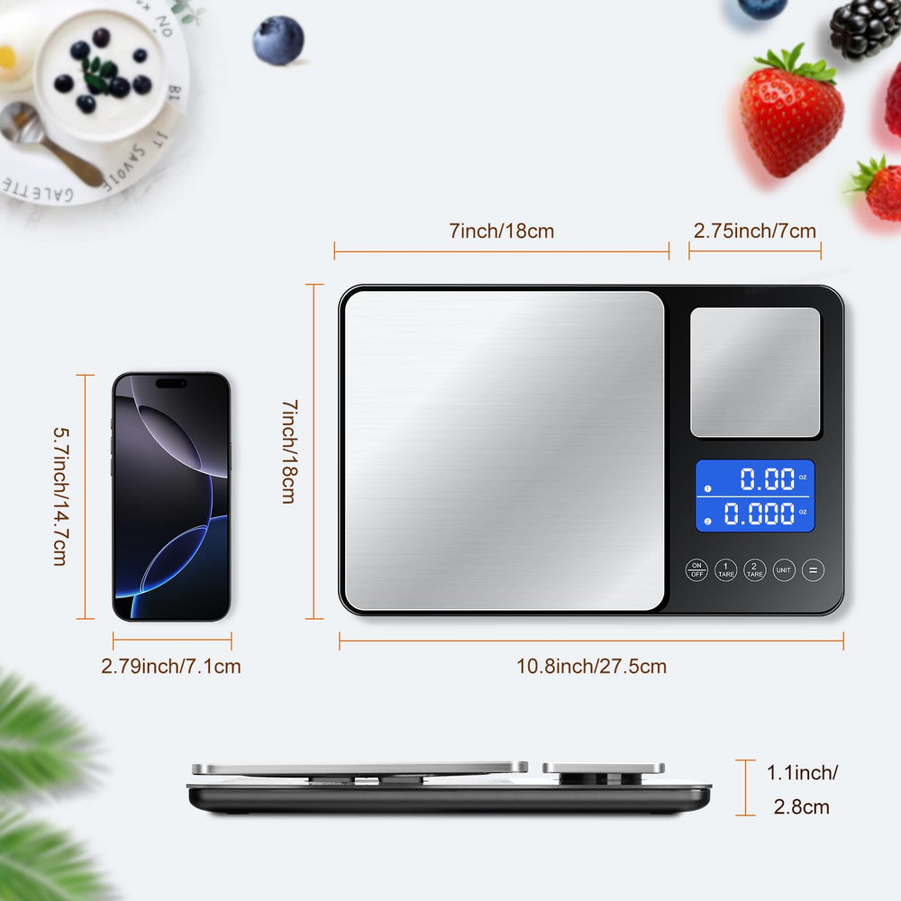 KUAIVO et verre doseur montrant mesure en ml et conversion lait pratique