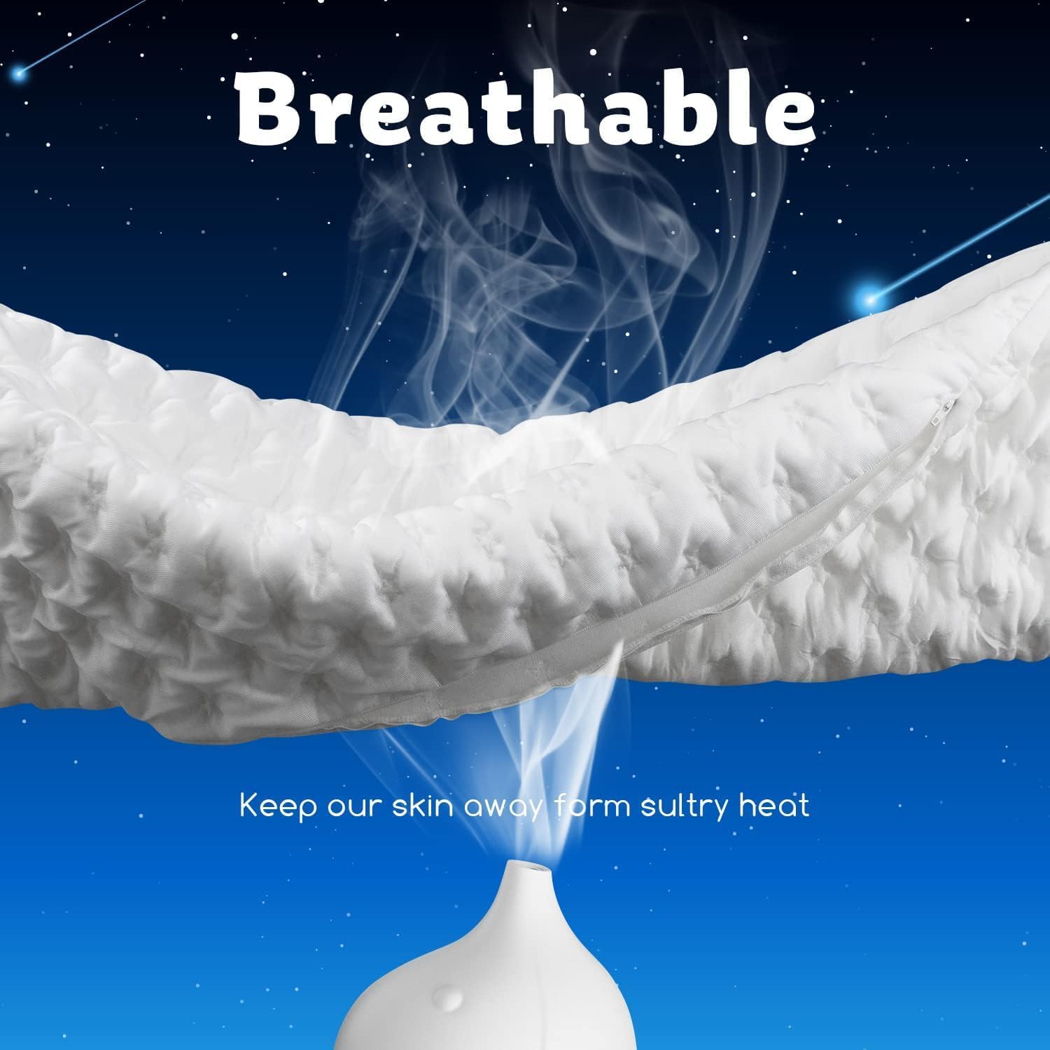 KUCEY vue intérieure du noyau aéré illustrant meilleure circulation d'air