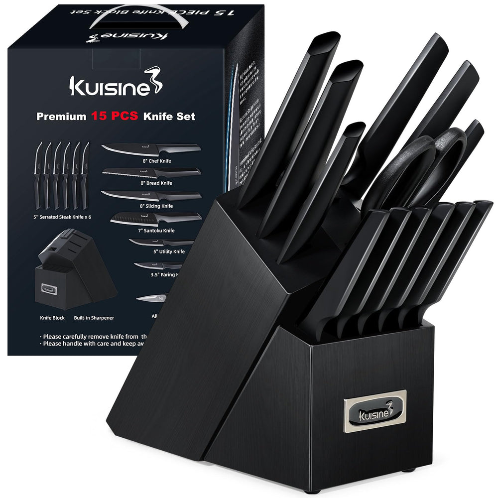 KUISINE finition revêtement noir prévenant l’oxydation des lames