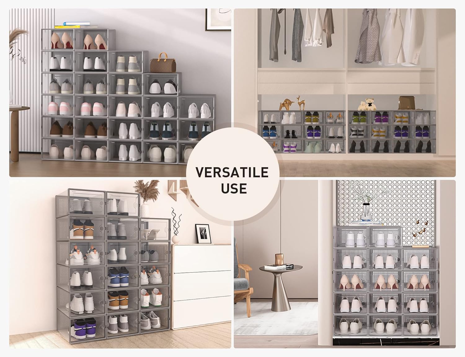Kuject boîtes utilisées pour vêtements et jouets démontrant polyvalence