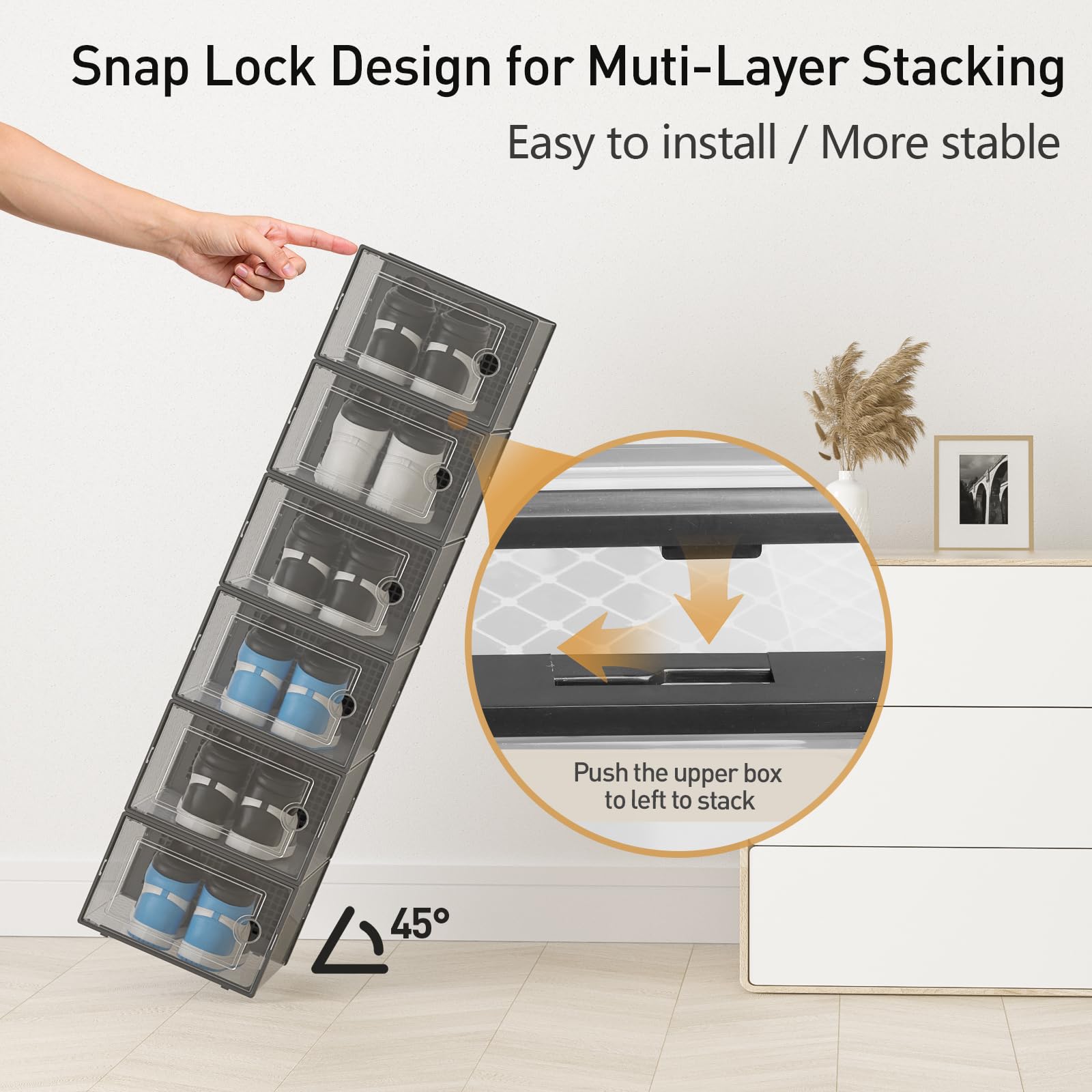 Kuject zoom sur matière ABS robuste assurant stabilité et durabilité