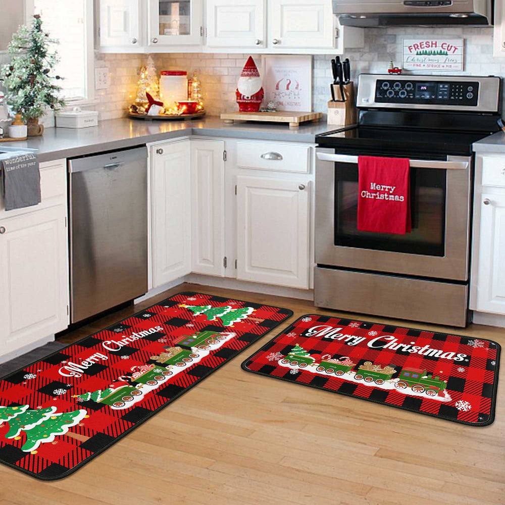 kukli kitchen vue avant des deux tapis pour une déco festive et praticité