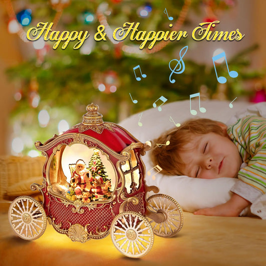 Kukuzon zoom sur scène intérieure Père Noël et figurines créant ambiance chaleureuse